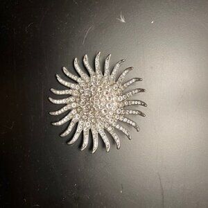 Classic Jackie O Bangle Crystal Pin